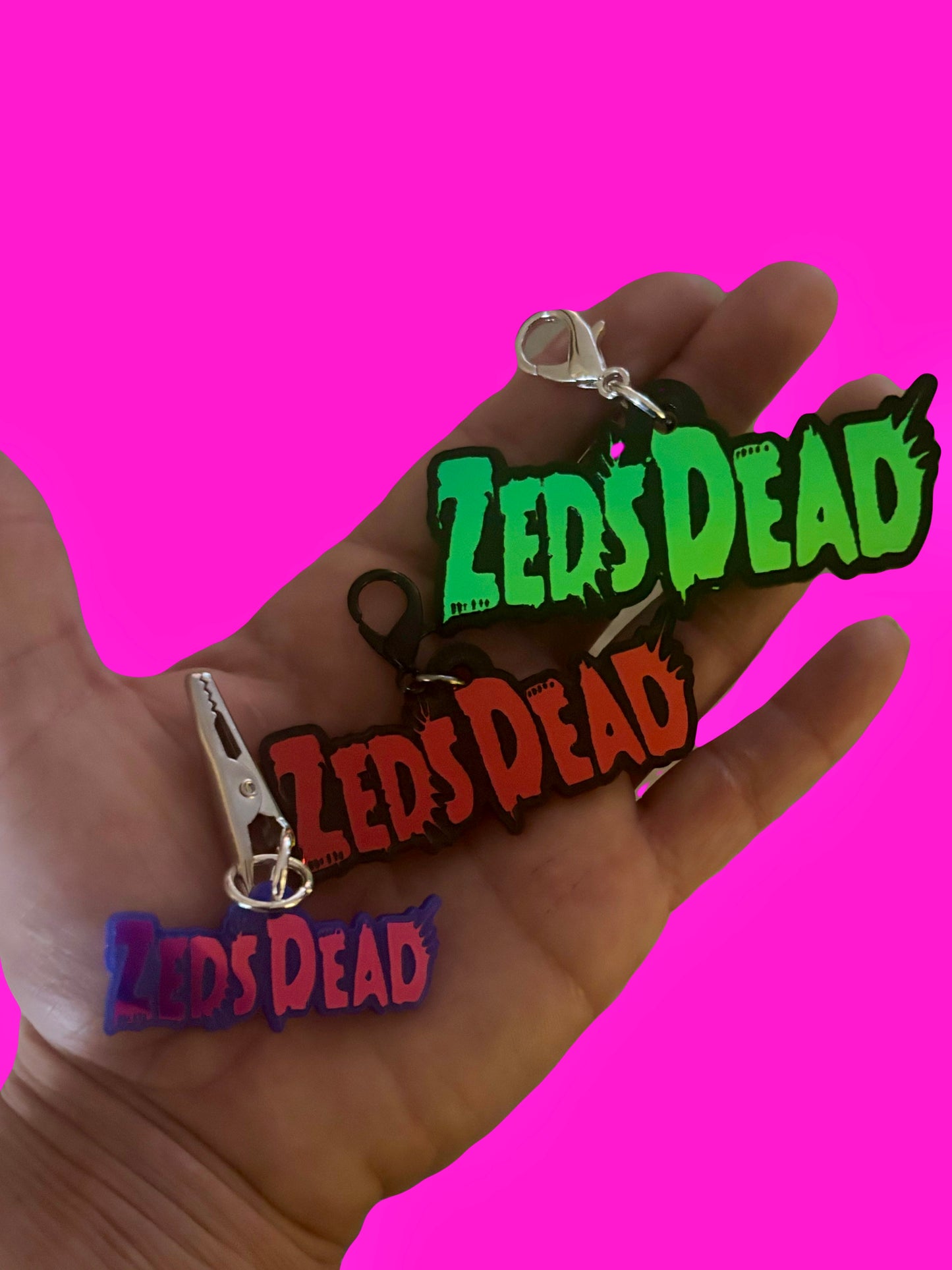 Customizable Zeds Dead inspired acrylic charms