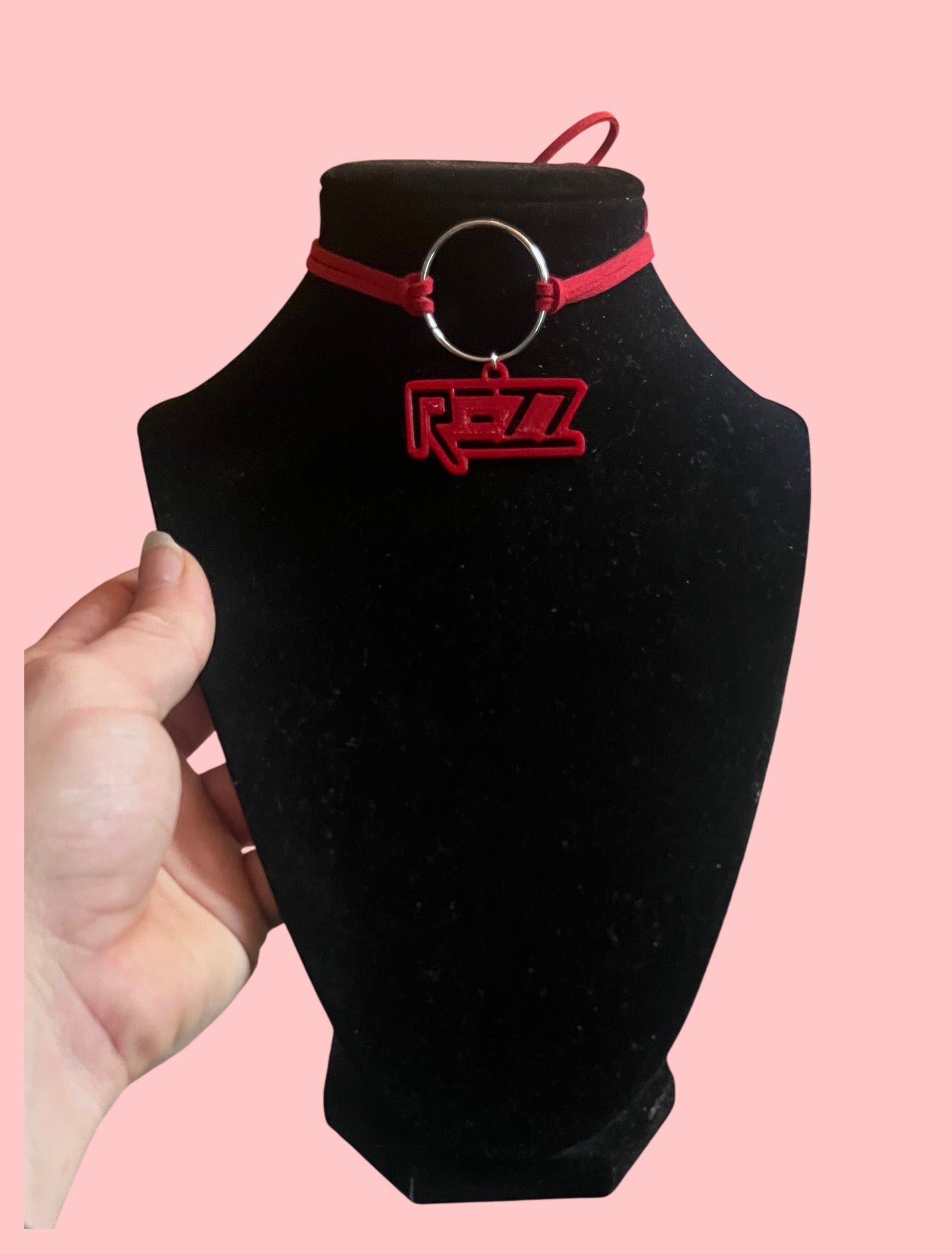 Rezz inspired tie back choker