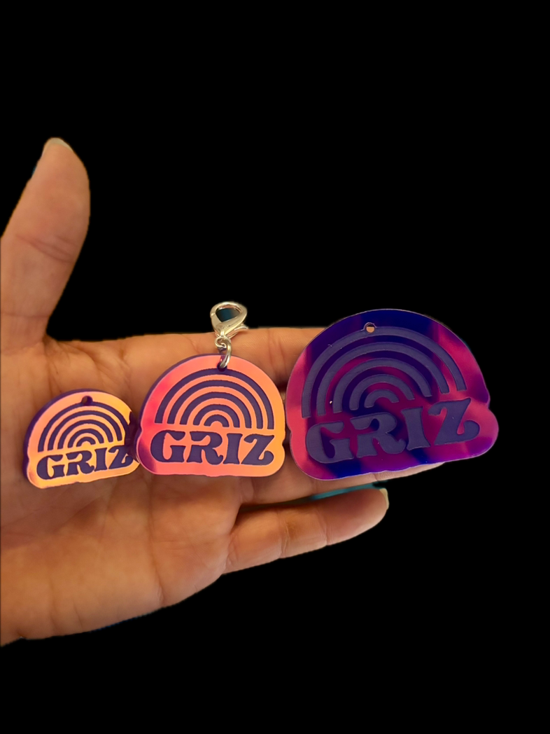 Customizable Griz inspired charms