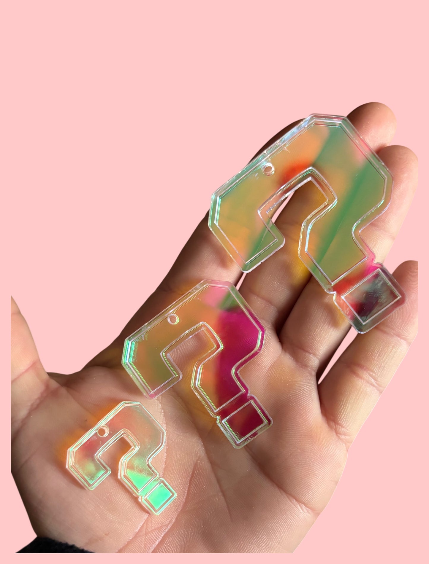 Tipper inspired customizable acrylic ? earrings