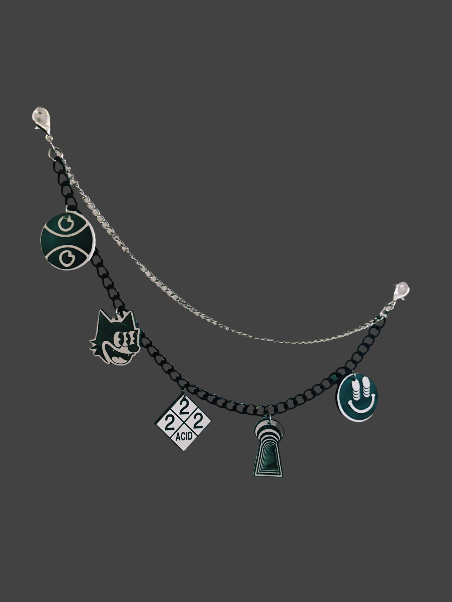 G Jones inspired belt loop chain