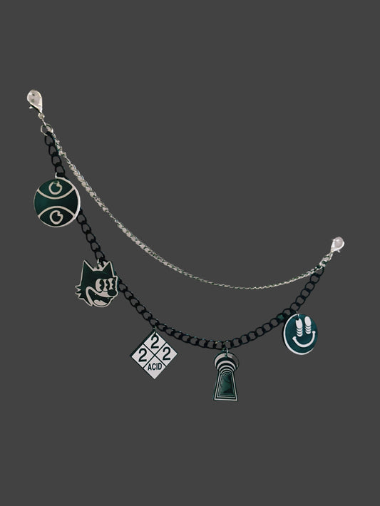 G Jones inspired belt loop chain