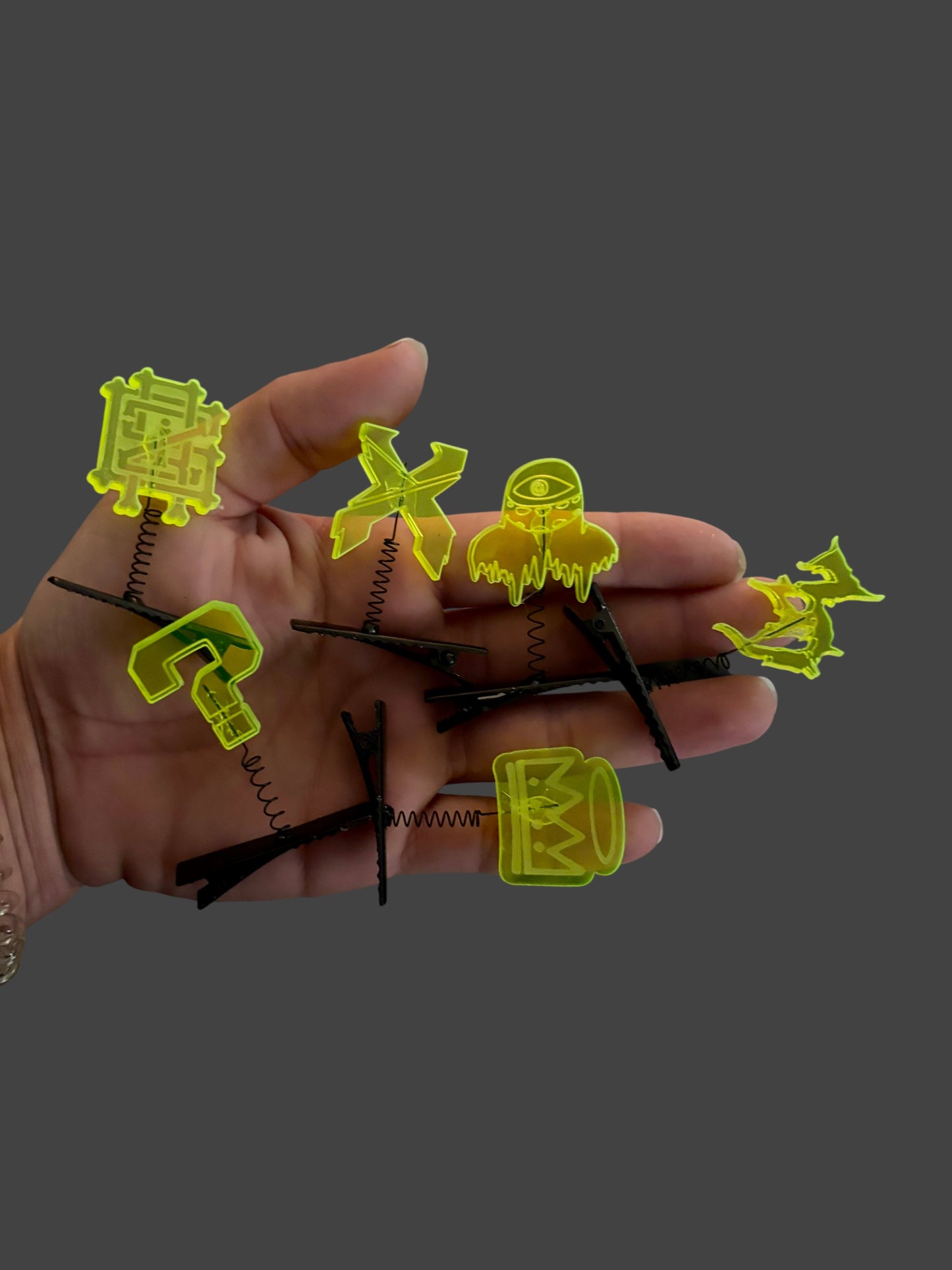 Customizable UV glow in the dark edm inspired sprouts