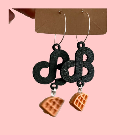 Daily bread inspired charm earrings! Clouds and breads!