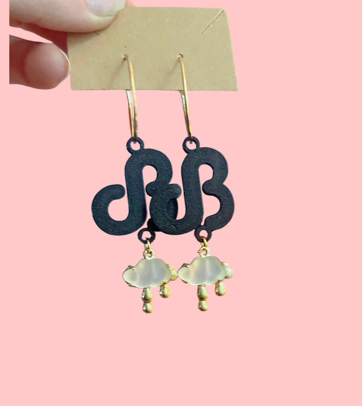 Daily bread inspired charm earrings! Clouds and breads!