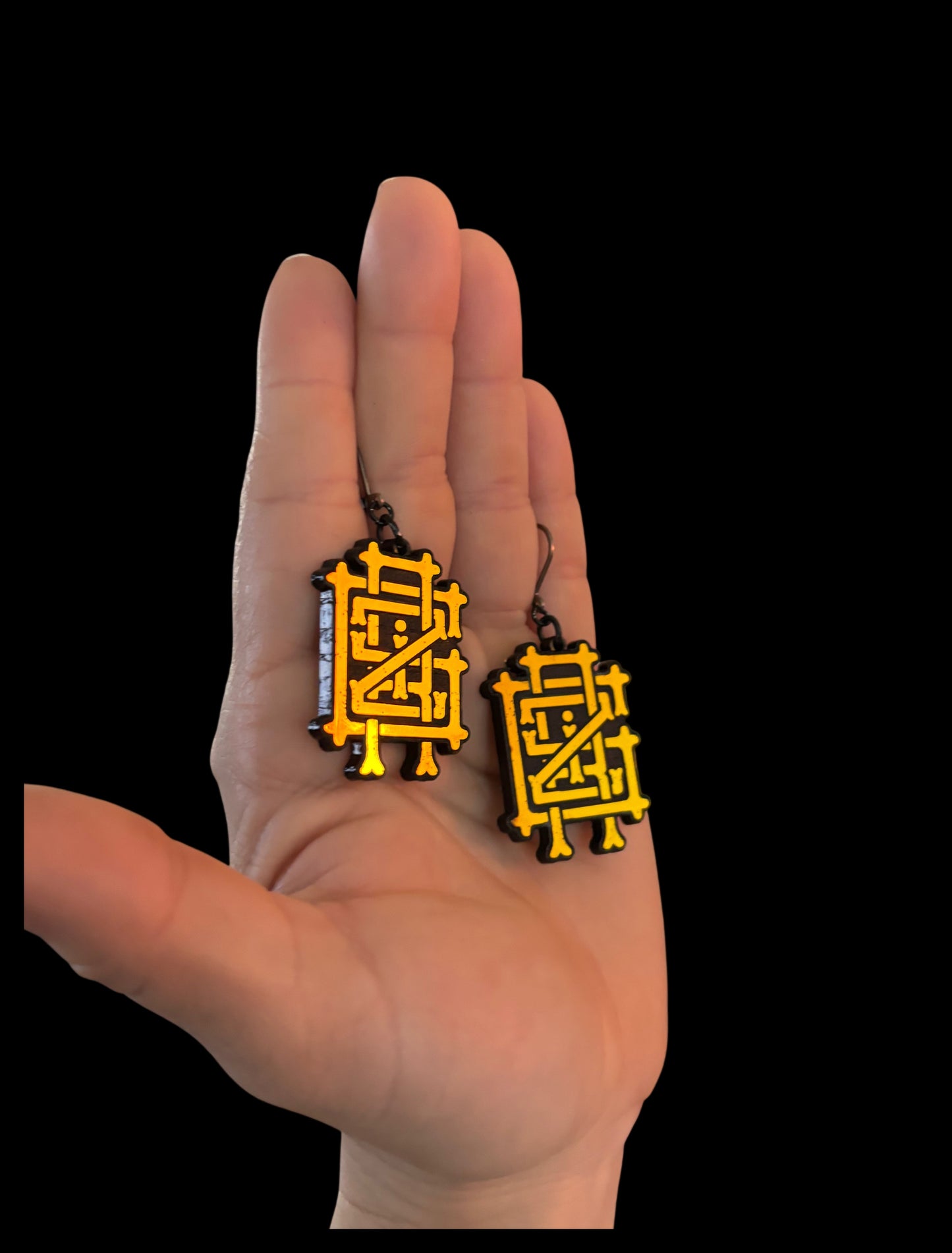 Griz insp customizable acrylic earrings