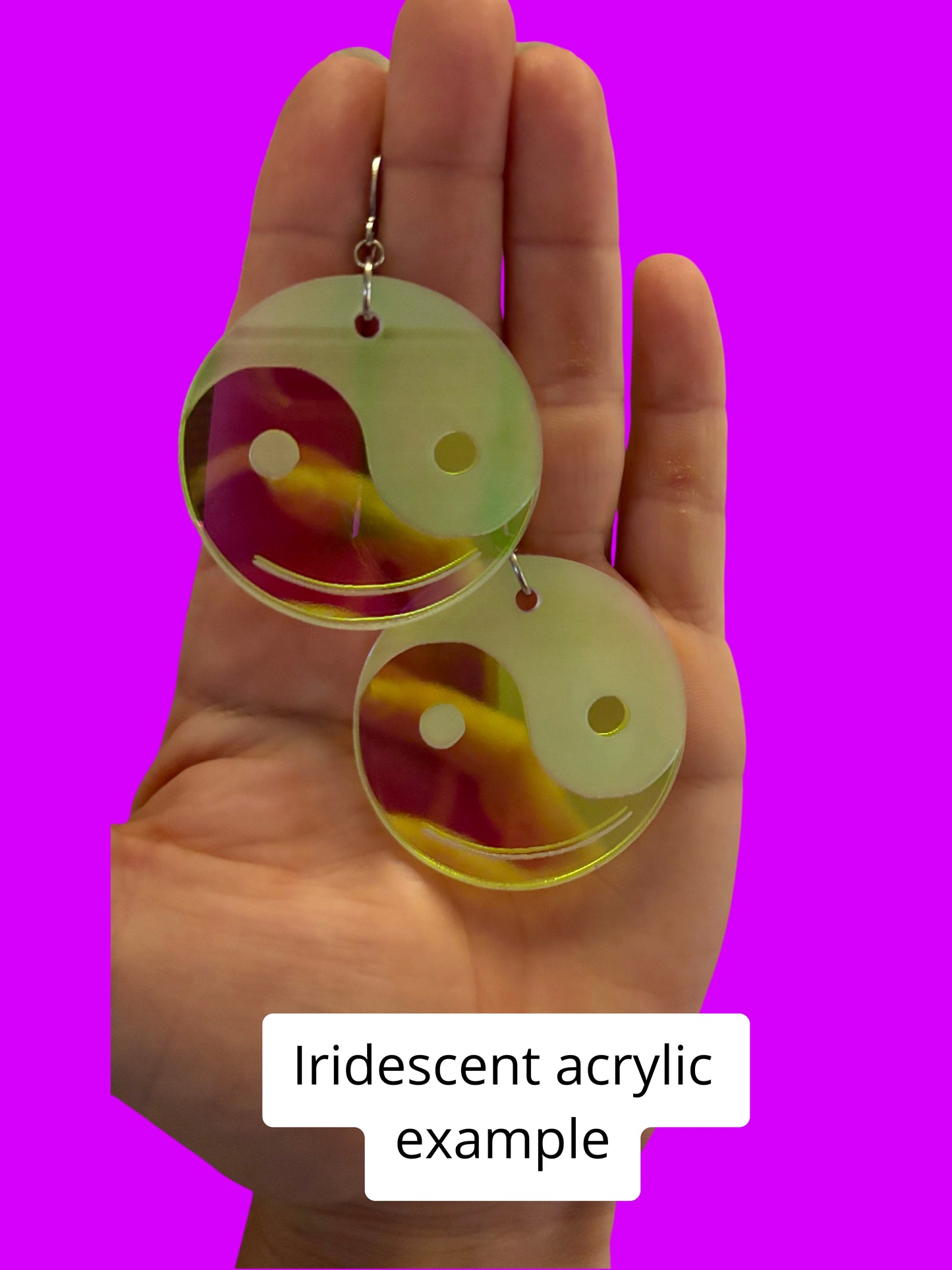 Griz inspired customizable acrylic earrings