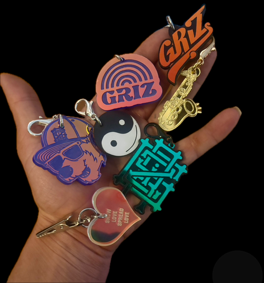 Customizable Griz inspired charms