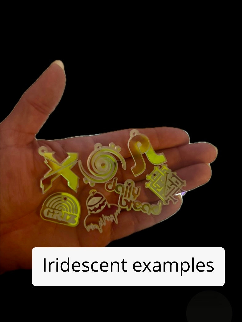 customizable mini acrylic edm kandi charms!