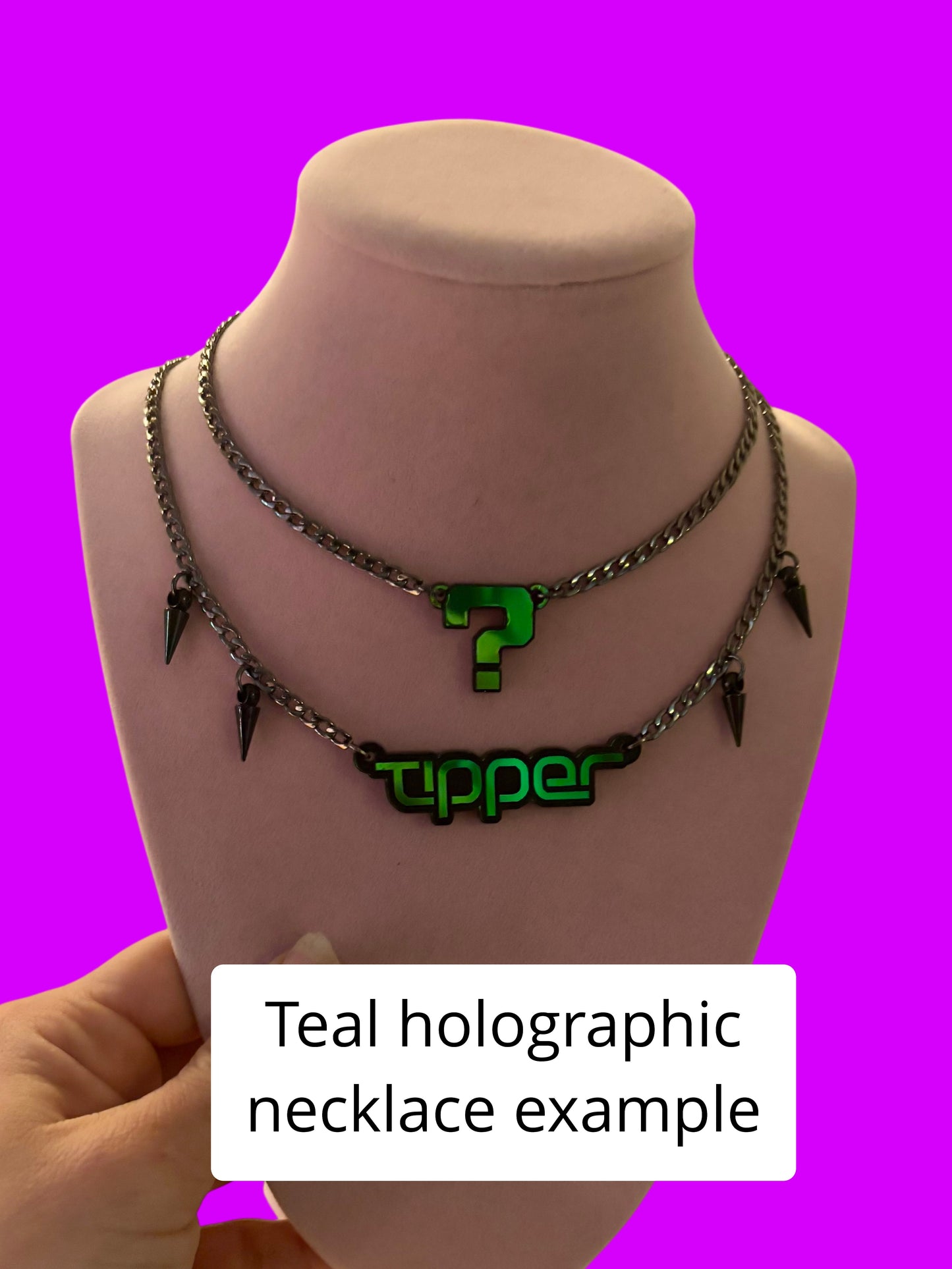 Liquid stainless steel necklace