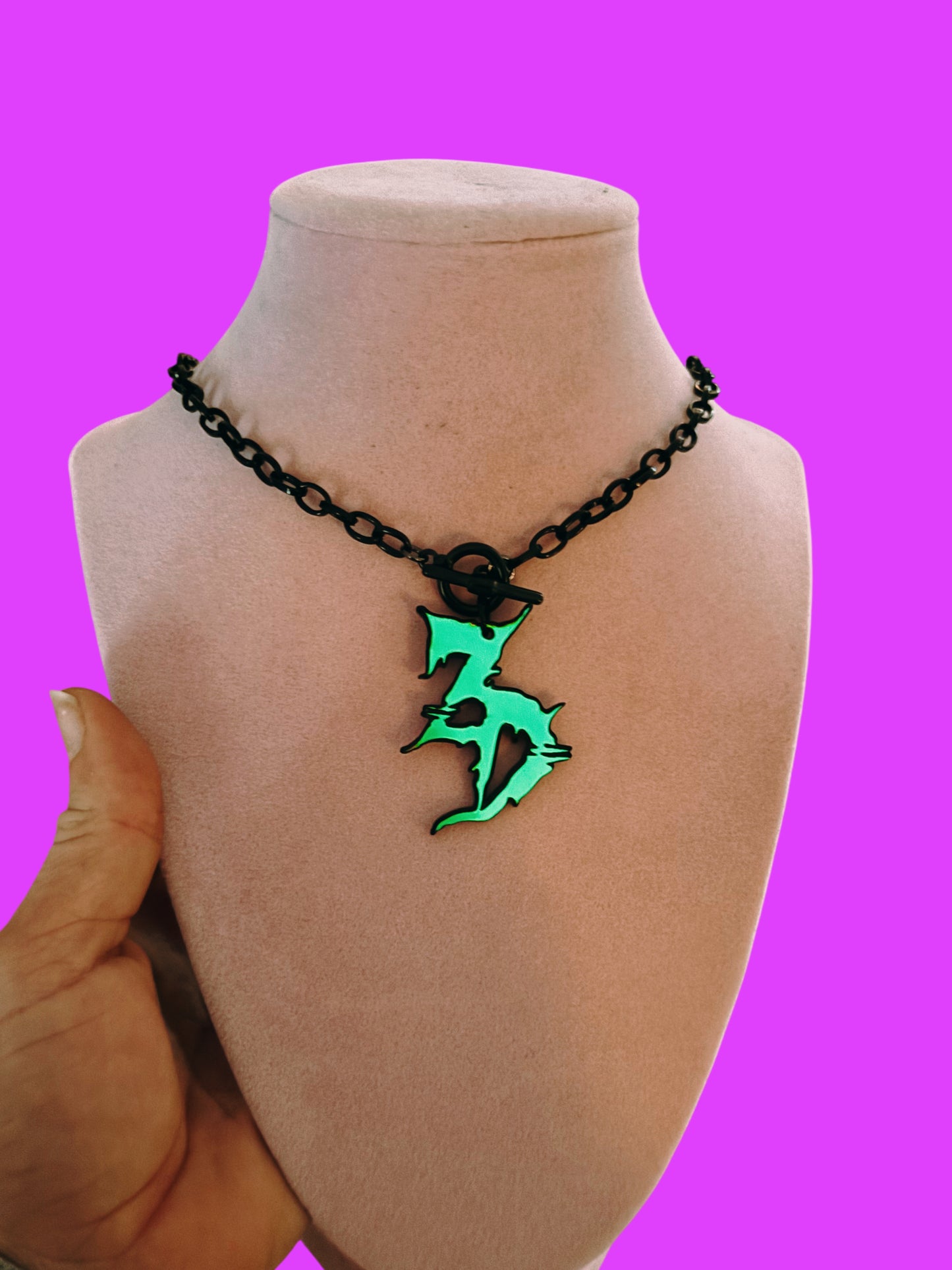 Customizable Tiff & Co style stainless steel artist necklaces