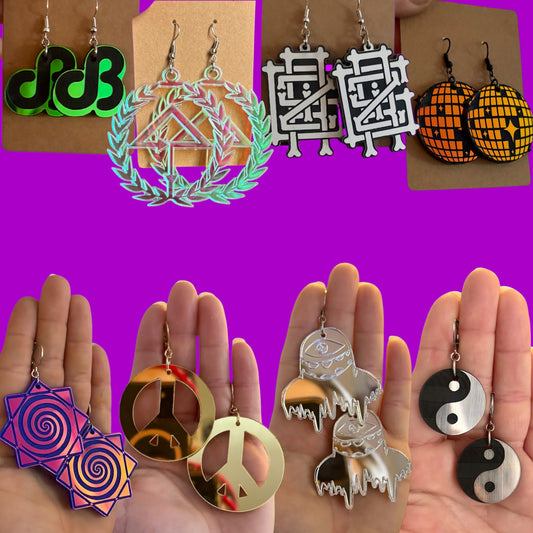 Custom Acrylic Festival Earrings