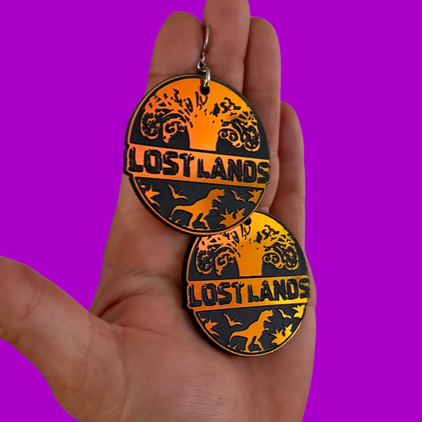 Customizable acrylic LL arrings