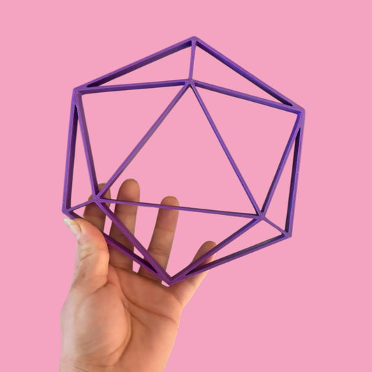 Purple Odesza 3d printed Wall/ Shelf Piece