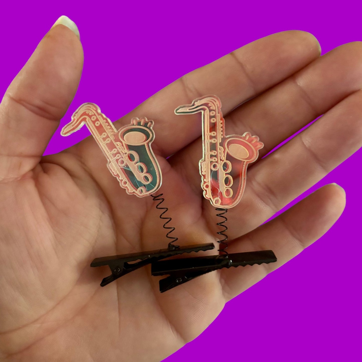 Iridescent Saxophone sprouts-8 pack