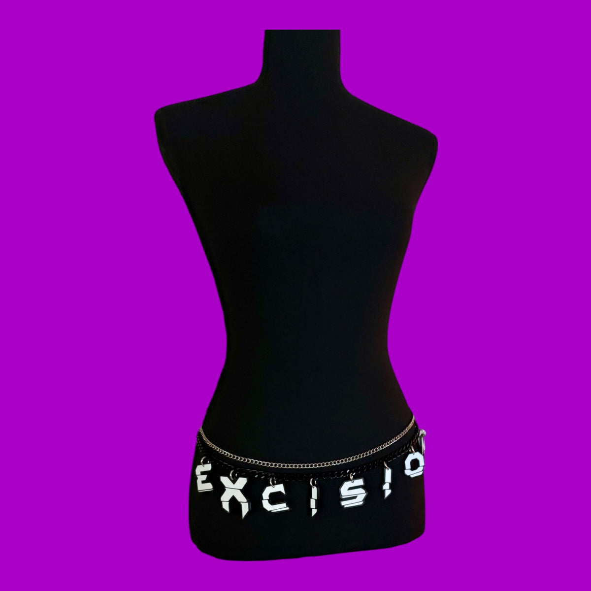 Customizable festival artist letter belts