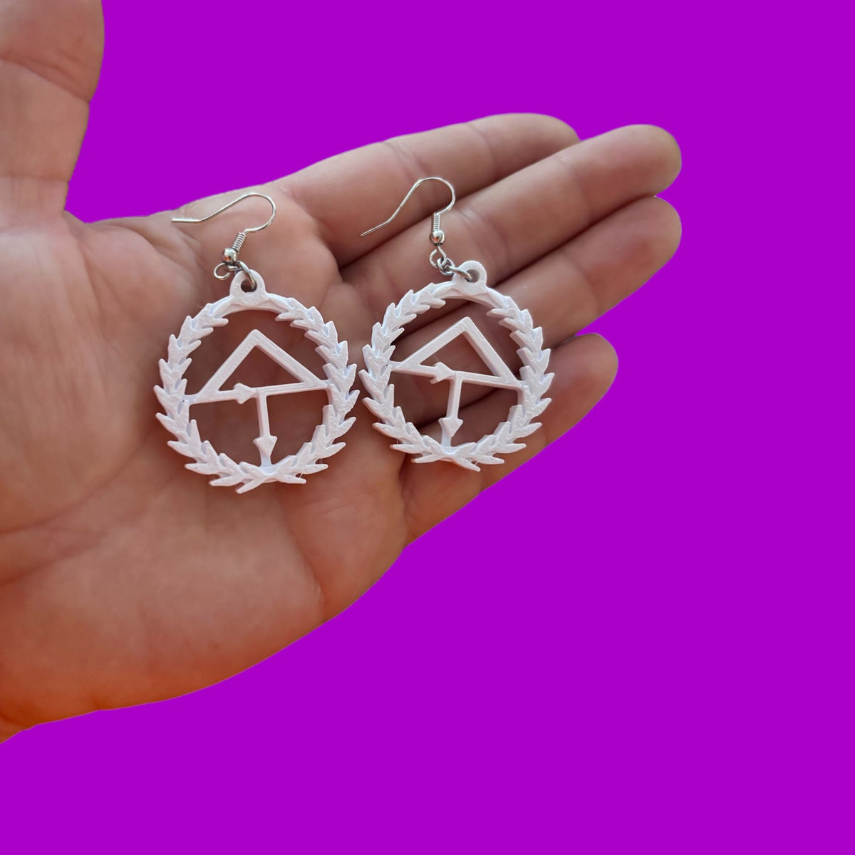 Ready 2 Ship mini 3d printed earrings