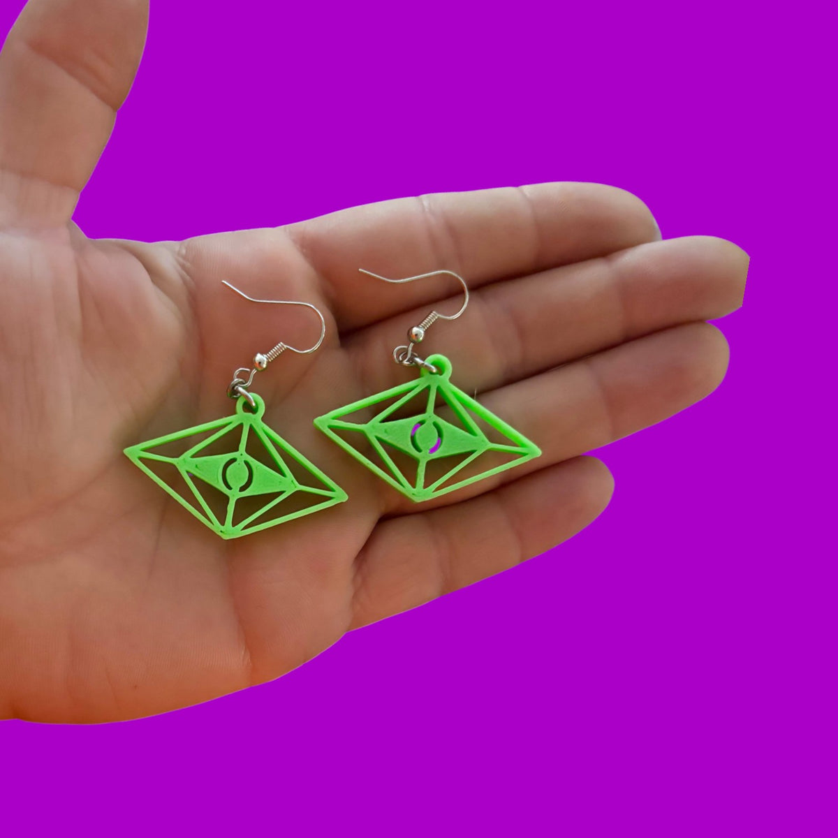 Ready 2 Ship mini 3d printed earrings