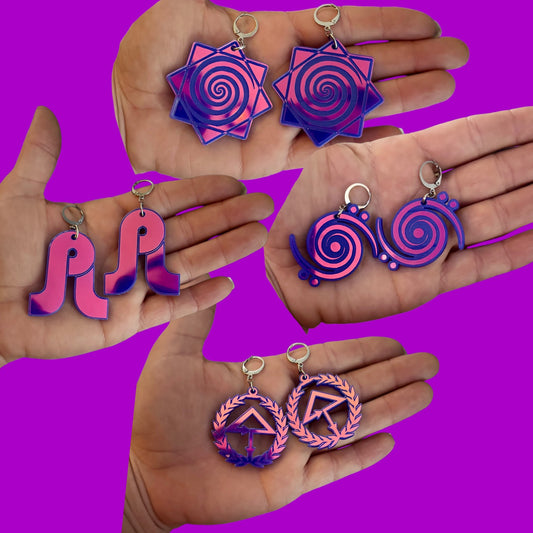 Ready 2 Ship Holographic/Iridescent Acrylic Earrings
