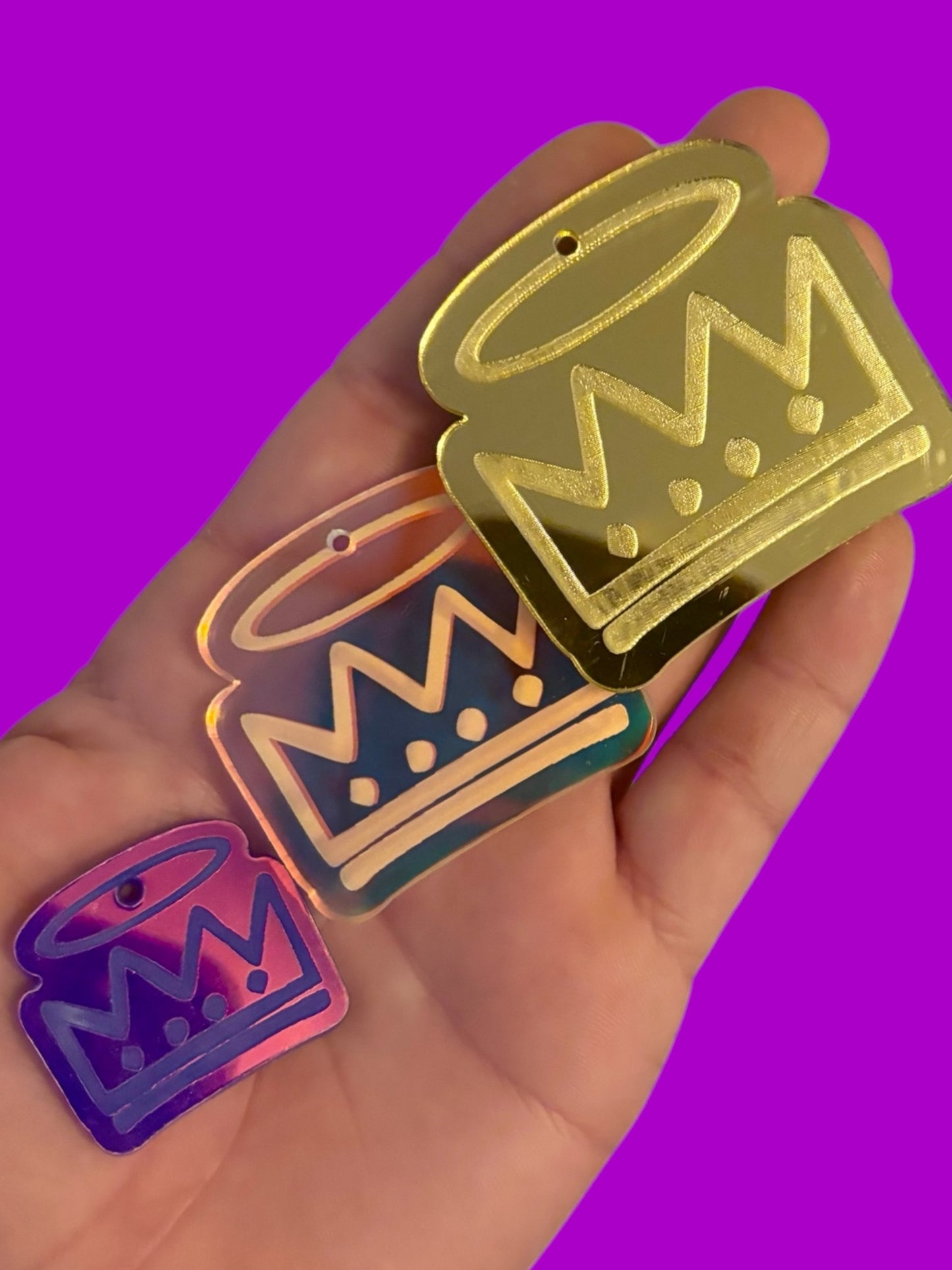 Customizable Charles the First inspired acrylic charms