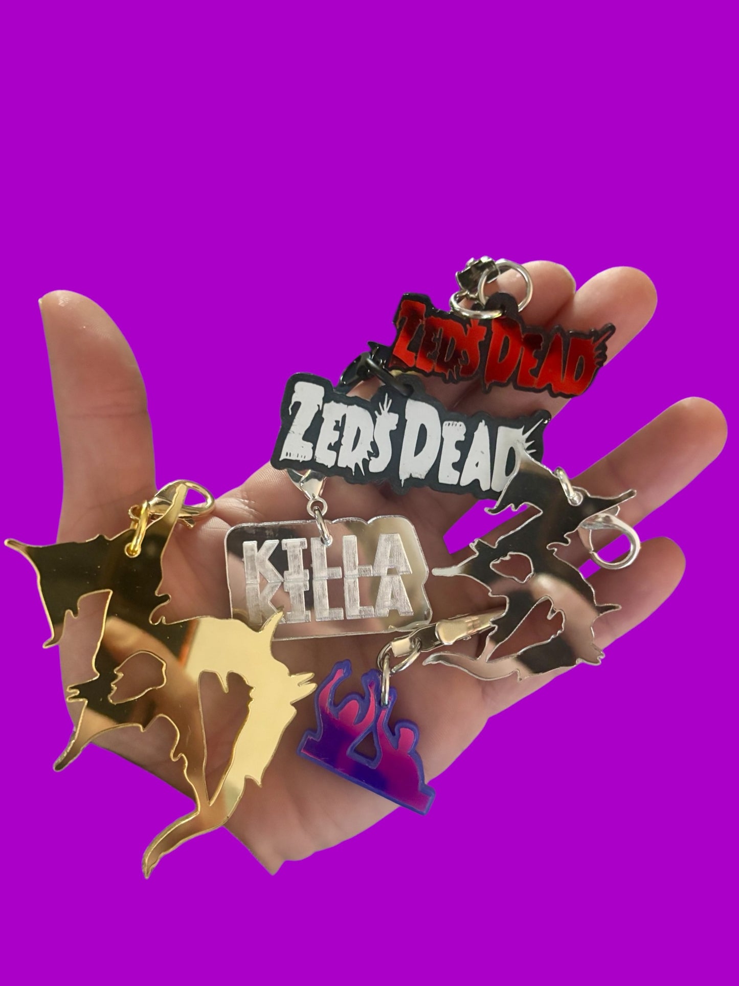 Customizable Zeds Dead inspired acrylic charms