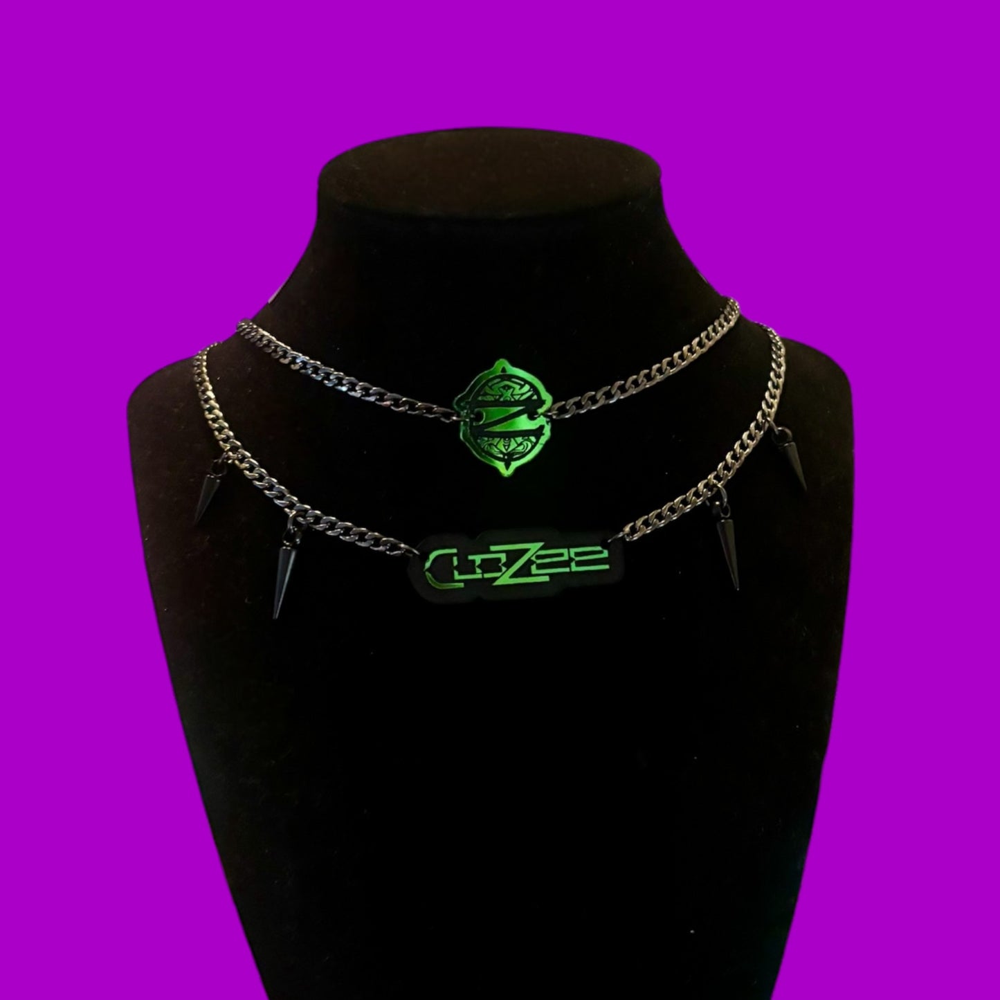 Custom stainless steel necklace stacks