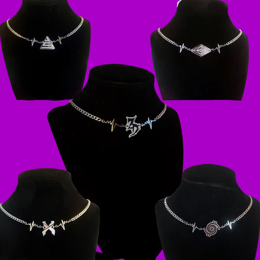 Custom bloodline stainless steel necklace