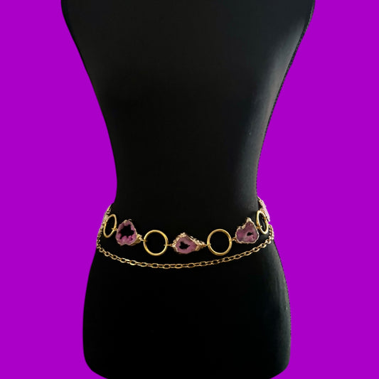 stainless steel crystal belt stack