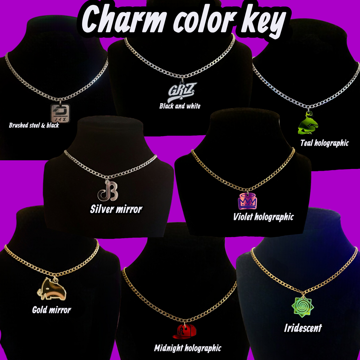 Custom basic silver/gold chain unisex necklace