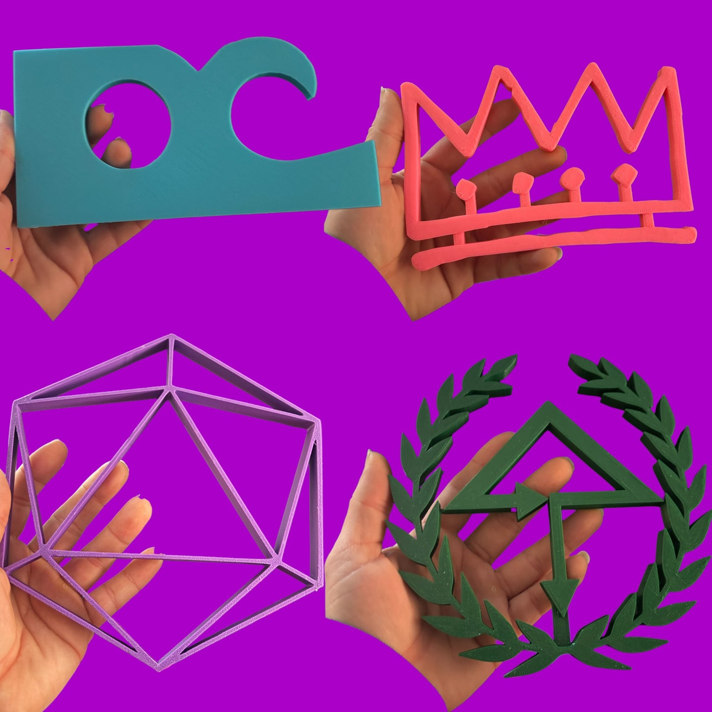 Custom 3d printed wall pieces