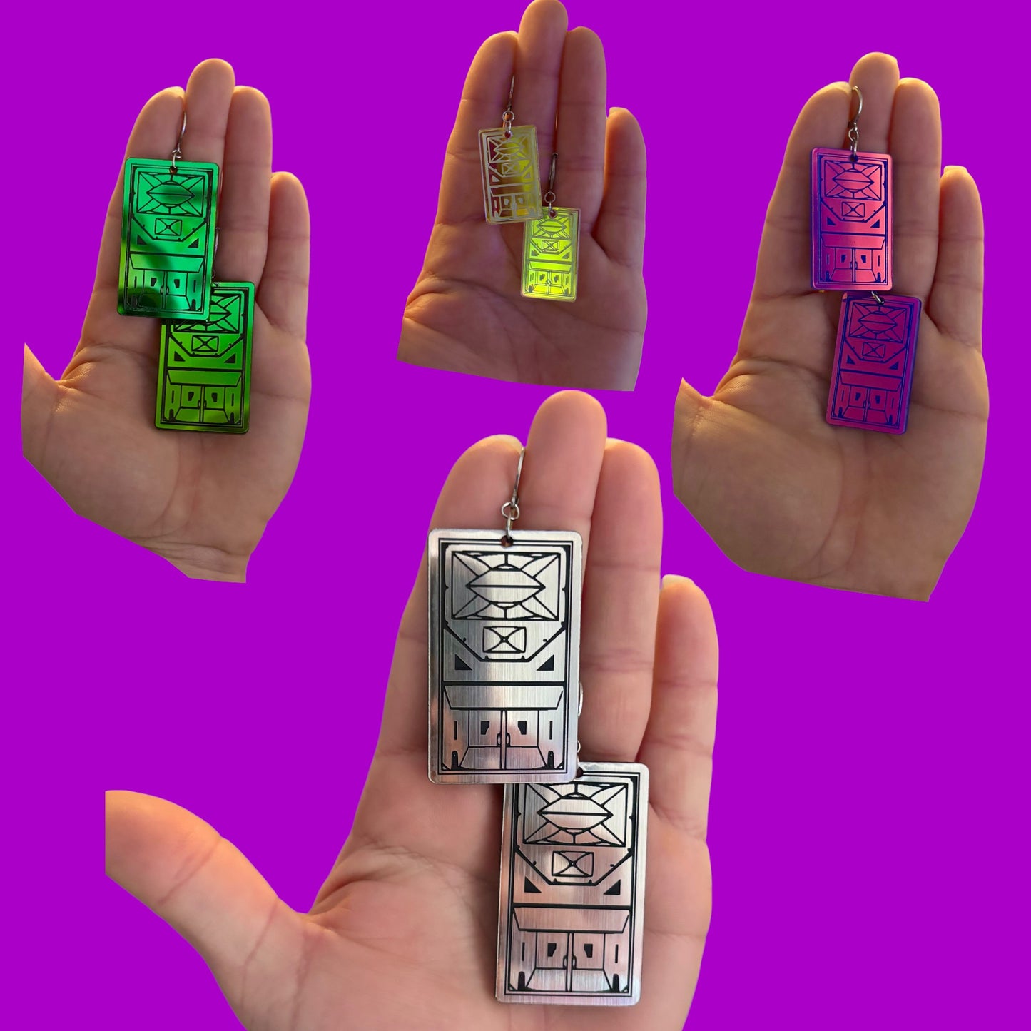 Customizable Funktion Speaker Acrylic earrings