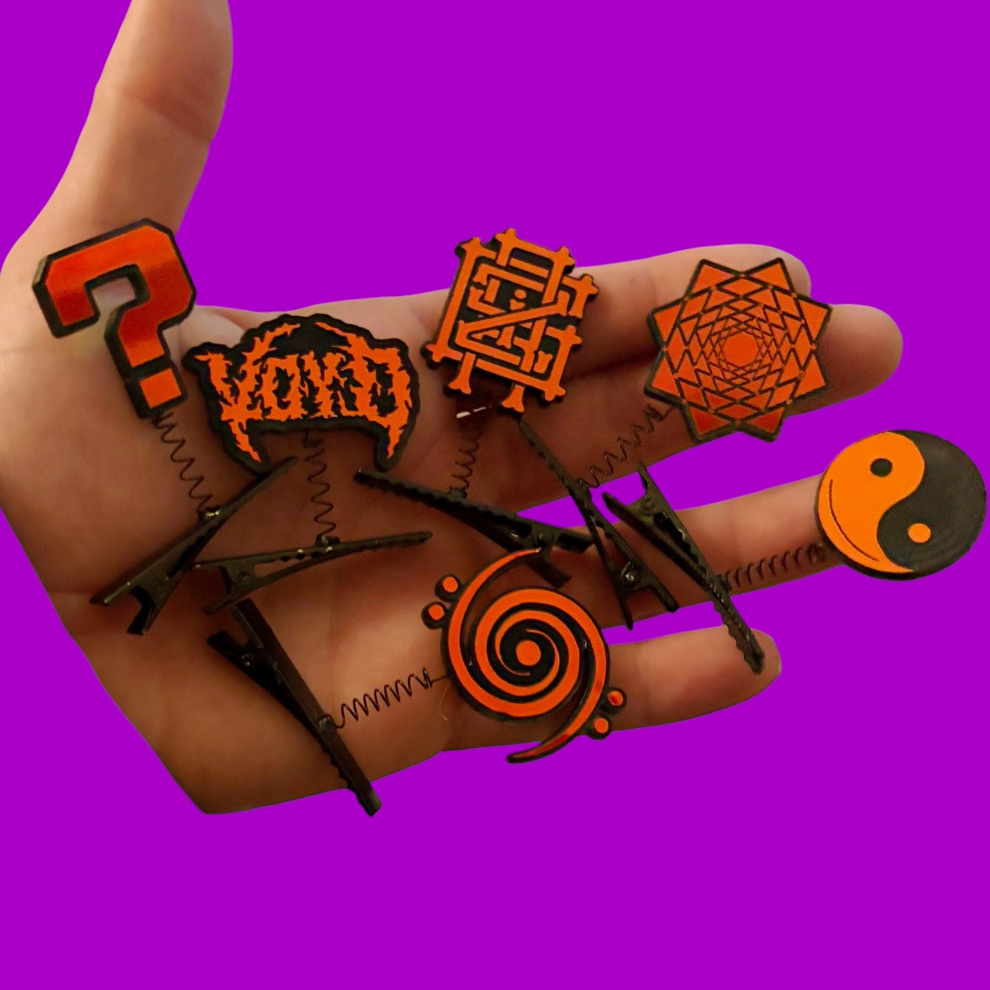 Custom midnight holographic festival sprouts