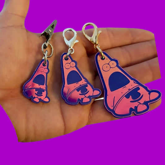 SURPRISED hat clips/clip on charms