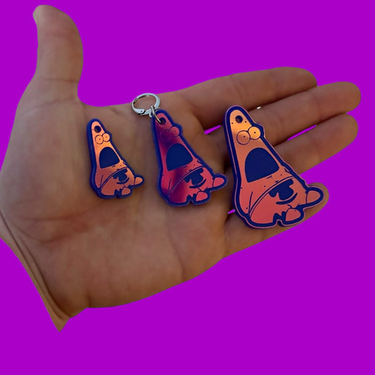 SURPRISED hat clips/clip on charms