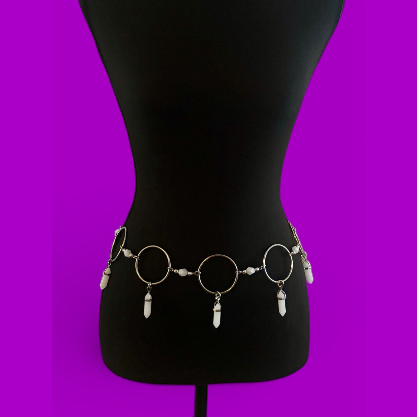 Customizable beaded crystal belts