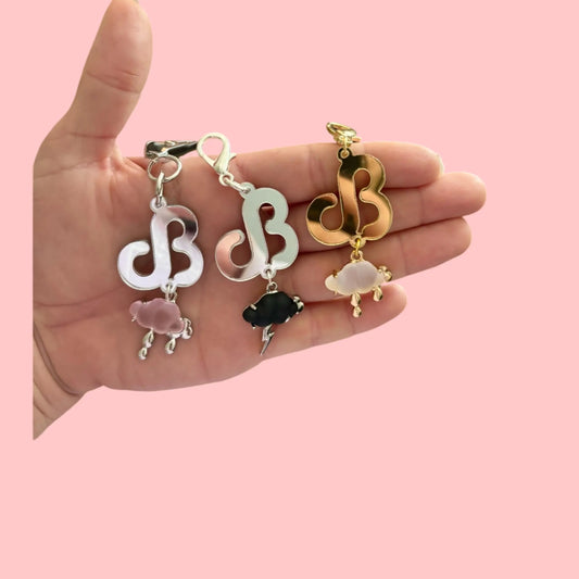 Daily bread inspired mirror acrylic hat/clasp cloud charms!