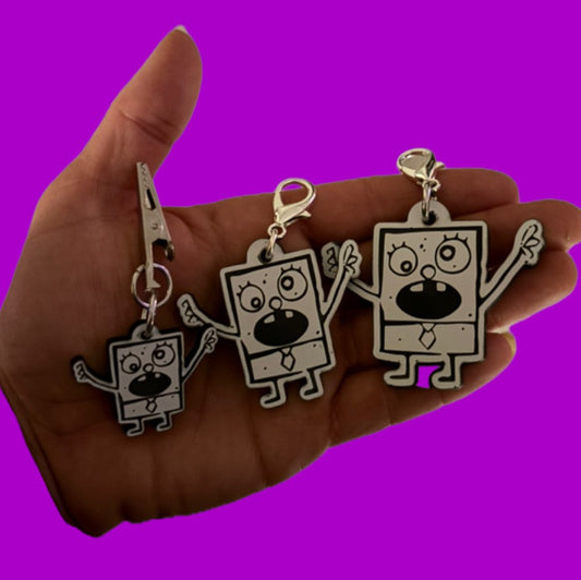 MEHOY MINOY customizable hat charms or clip on charms