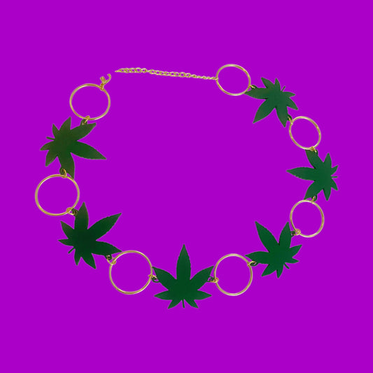Ganja goddess 3d printed metal ring belt!