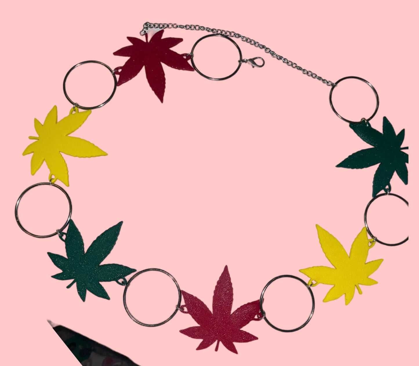 Ganja goddess 3d printed metal ring belt!