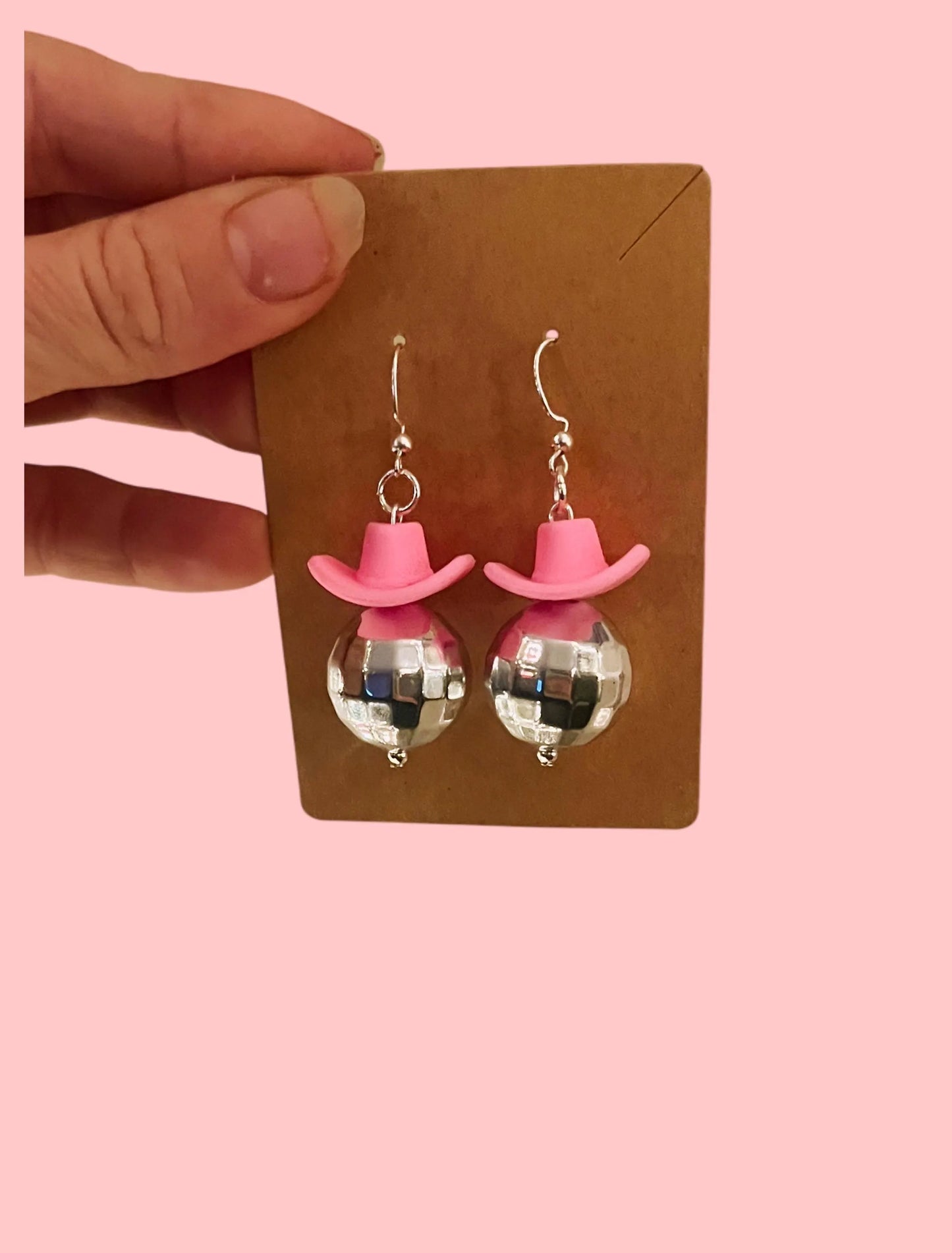 Disco cowboy earrings