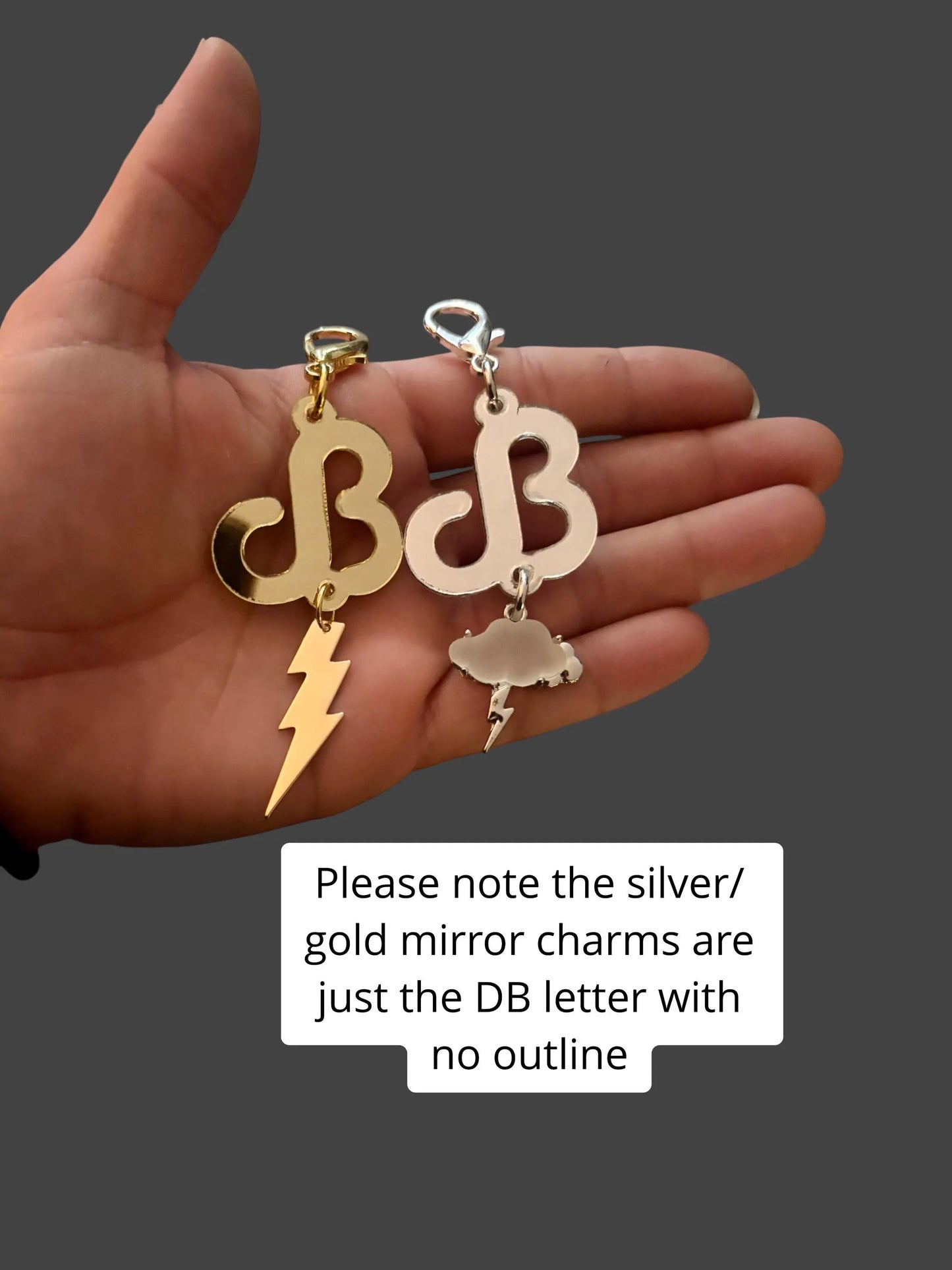 Daily bread inspired acrylic cloud chain link earrings