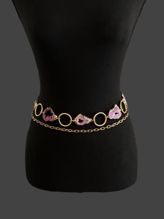 stainless steel crystal belt stack