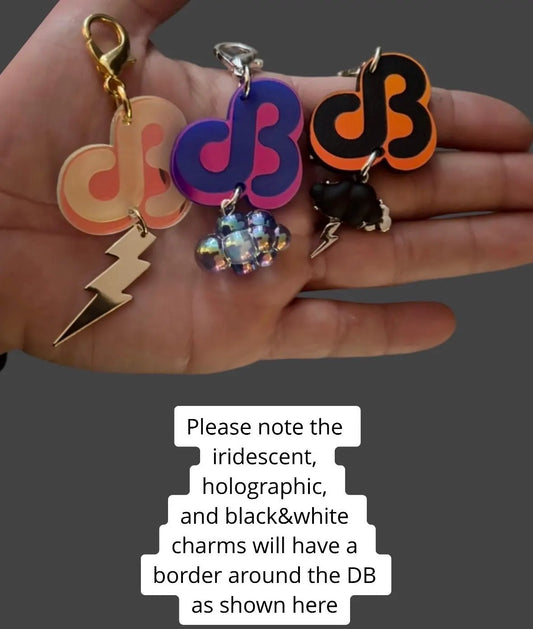 Daily bread inspired acrylic cloud charms/ hat clips