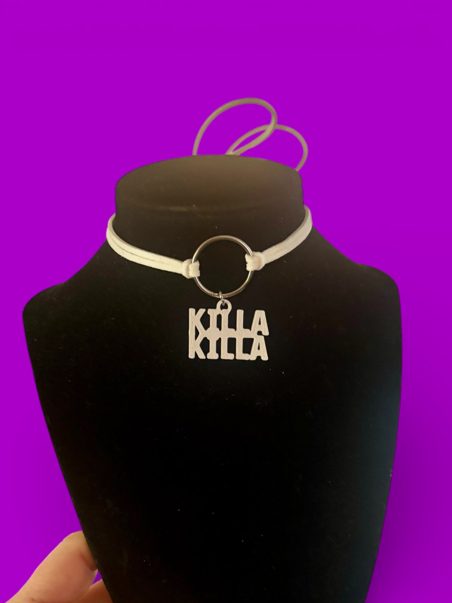 KILLA KILLA tie back choker