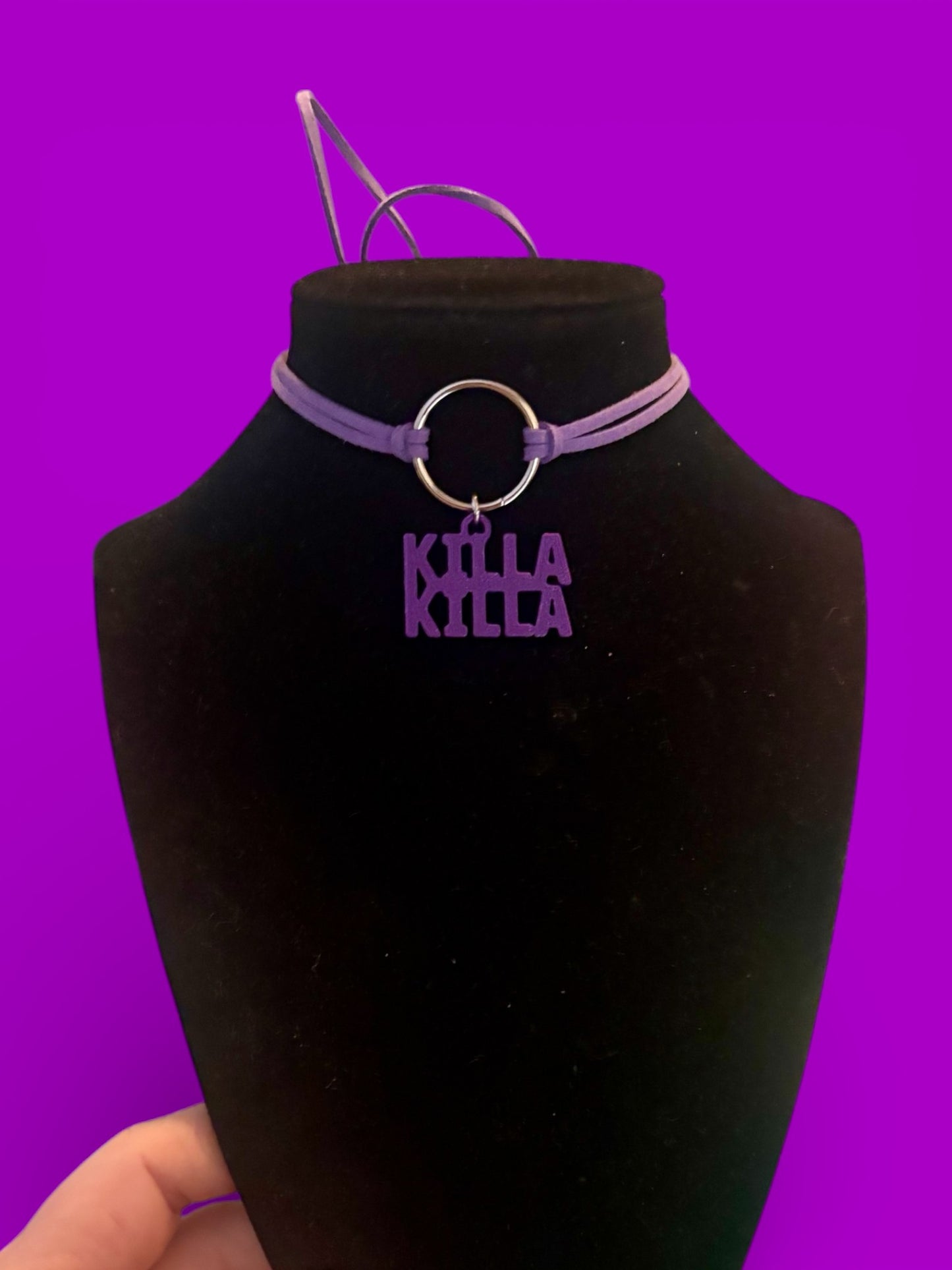 KILLA KILLA tie back choker