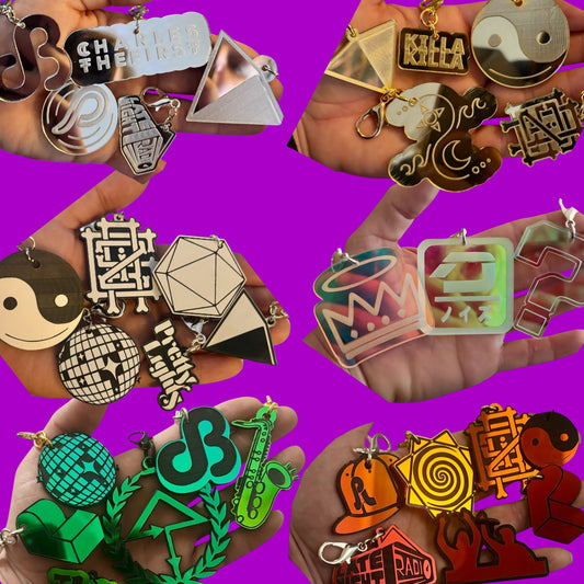 Custom Acrylic Clip on Charms!