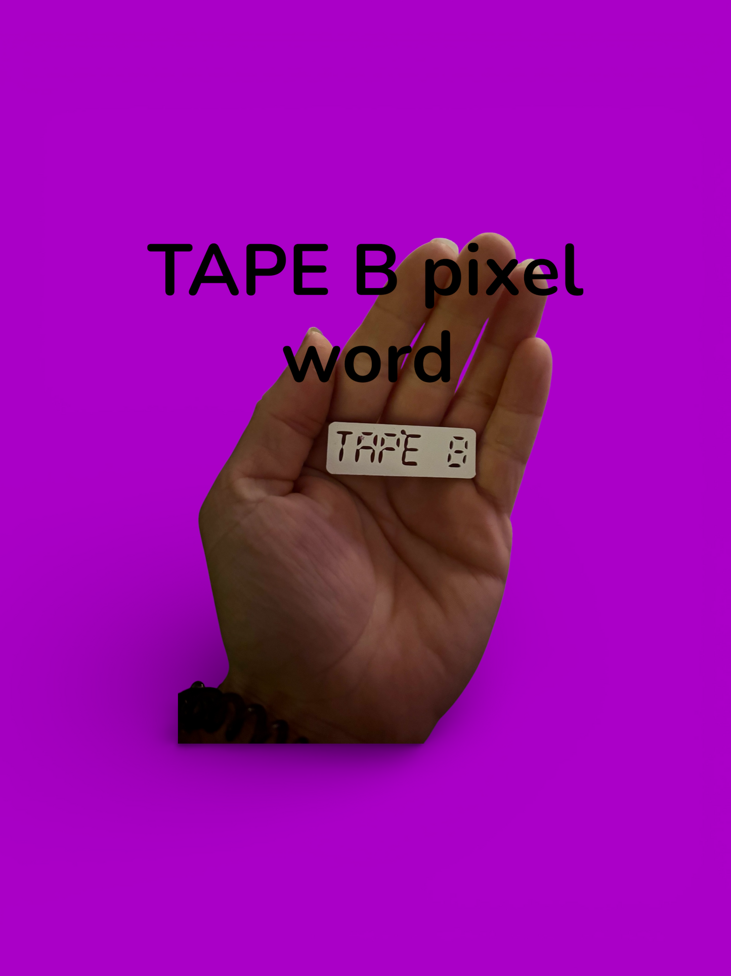 Customizable TAPE B inspired tie back choker