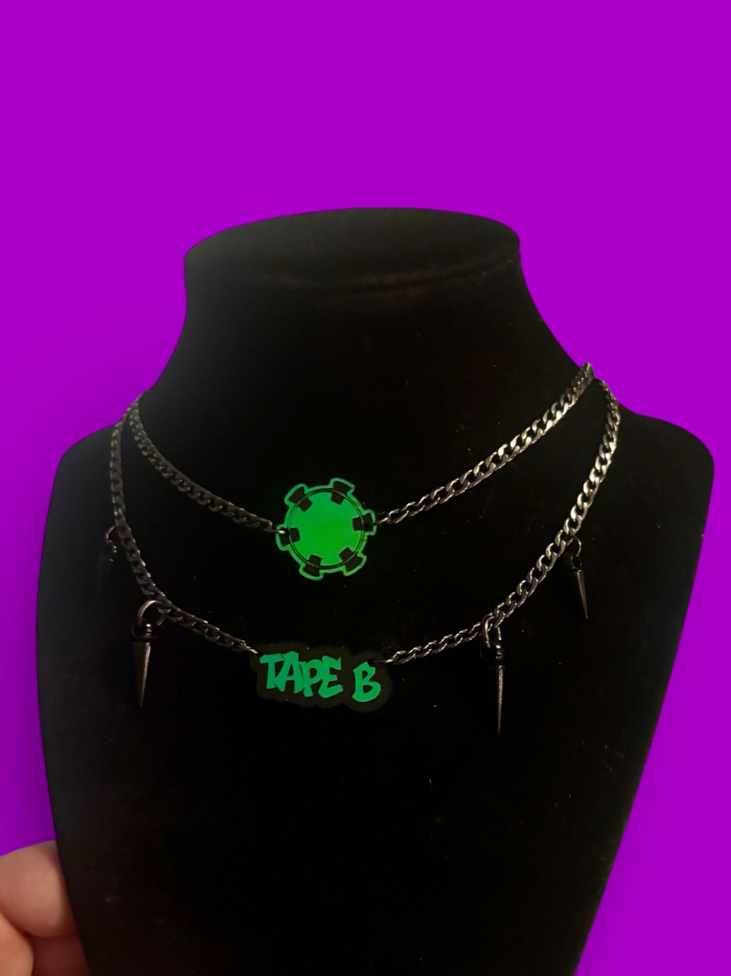 Tape B stainless steel stack