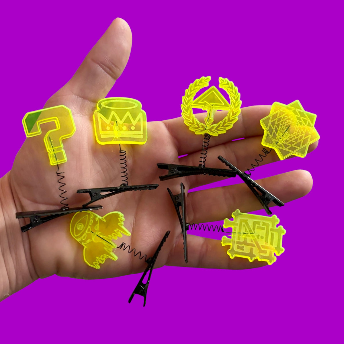 Custom UV Reactive Neon Festival Sprouts