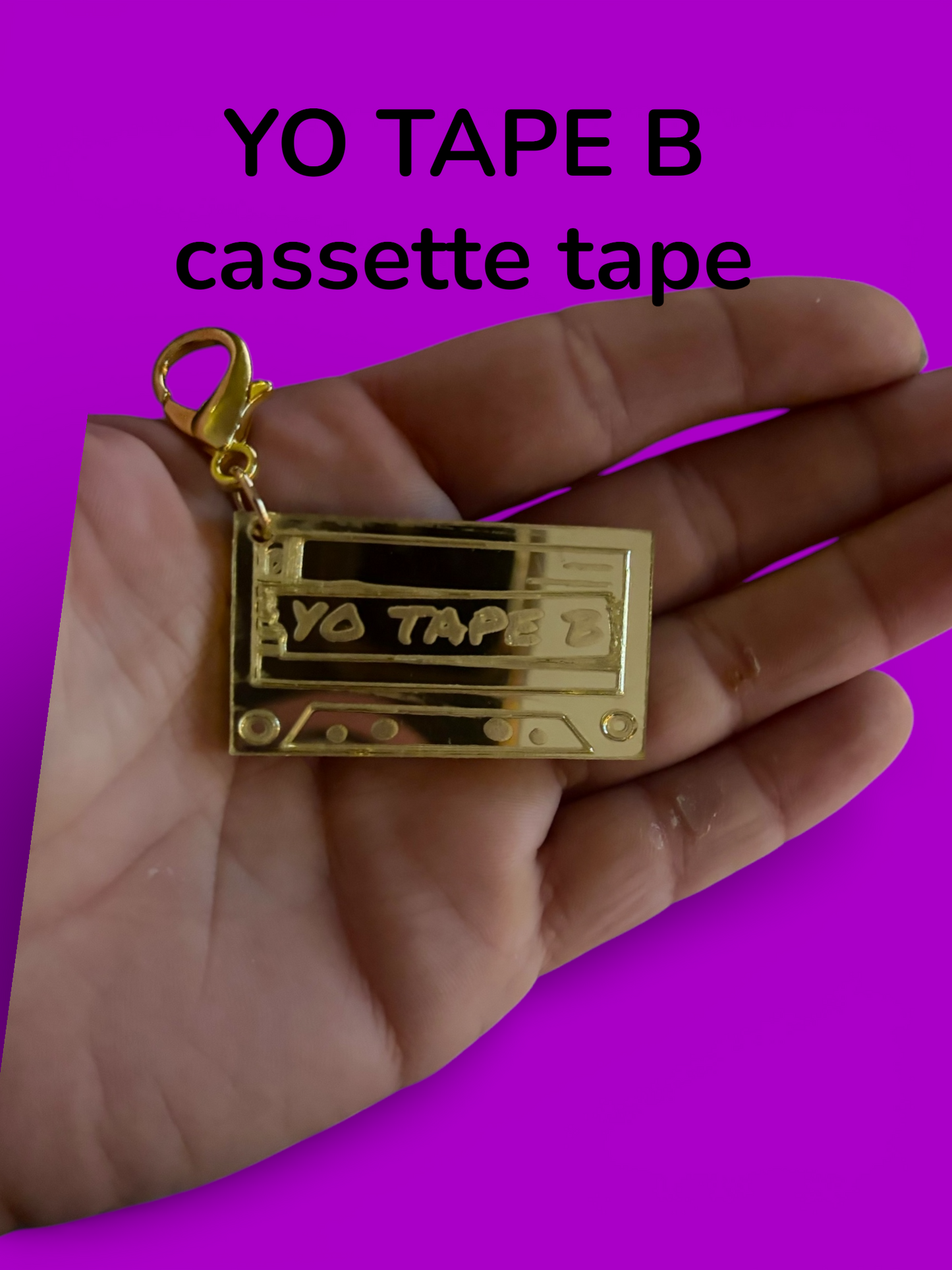 Customizable TAPE B inspired acrylic charms